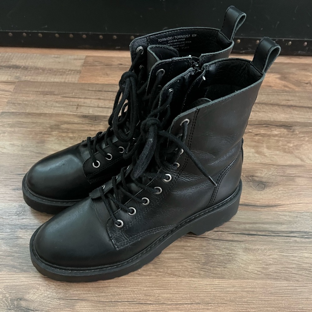 Steve Madden combat boots